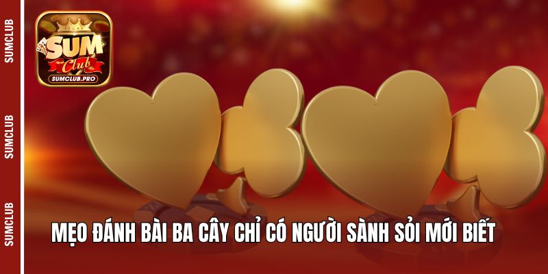 Ba cây Sumclub - Kinh nghiệm cá cược cho người chơi mới 4 Mẹo đánh bài ba cây chỉ có người sành sỏi mới biết