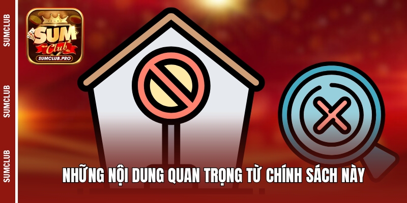 Miễn Trừ Trách Nhiệm Sumclub - Hiểu Rõ Để Cá Cược An Toàn 3 Những nội dung chính có trong miễn trừ trách nhiệm