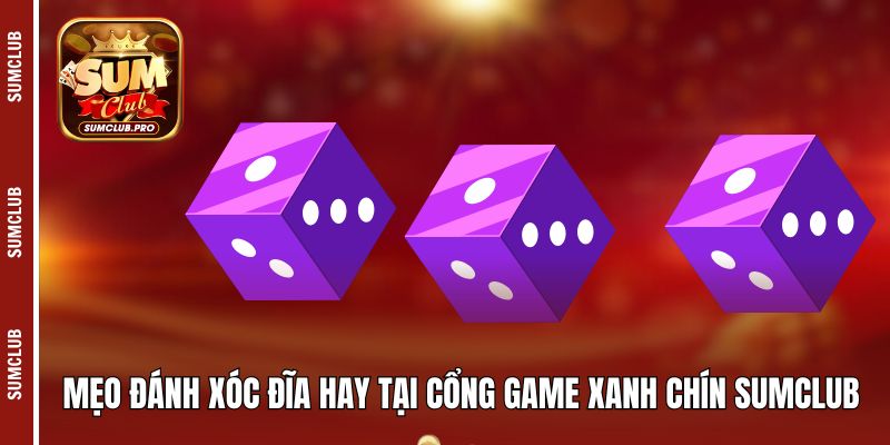Xóc đĩa Sumclub - Chơi thả ga, nhận quà siêu khủng! 4 Mẹo đánh xóc đĩa hay tại cổng game xanh chín Sumclub